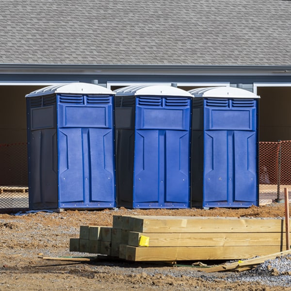 what is the expected delivery and pickup timeframe for the porta potties in Inez TX